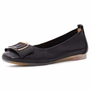 Balerini dama PASS Collection M4M480009A 01-N negru piele naturala