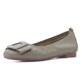 Balerini dama PASS Collection M4M480012C 40-N kaki piele naturala
