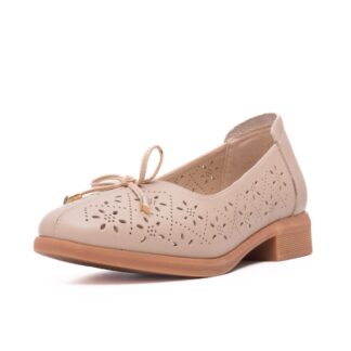 Balerini dama casual Berliner nude piele naturala