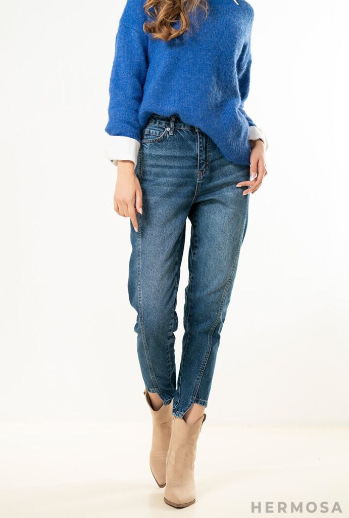 Pantaloni dama Hermosa albastru