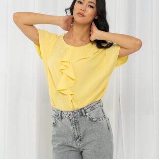 Bluze dama Hermosa galben vascoza