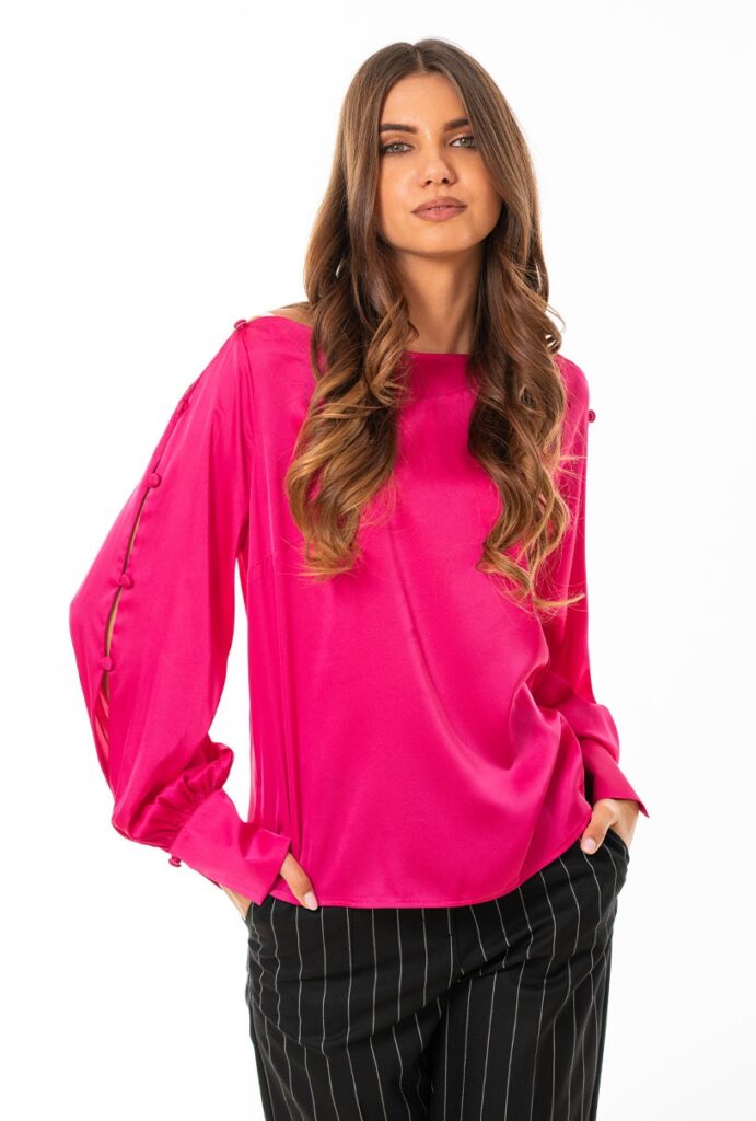 Camasi dama Hermosa fuchsia piele ecologica