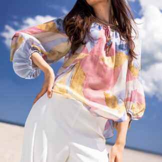 Bluze dama Hermosa multicolor poliamida
