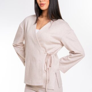 Bluze dama Hermosa crem tricot