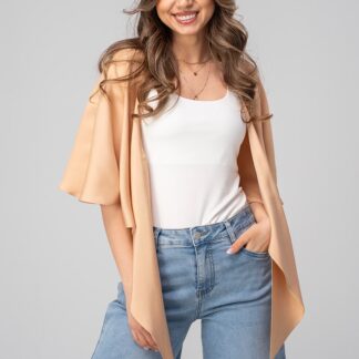 Bluze dama Hermosa bej rayon