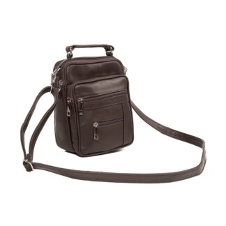 Borseta barbati casual Gentomix maro piele naturala de bovine B14 maro