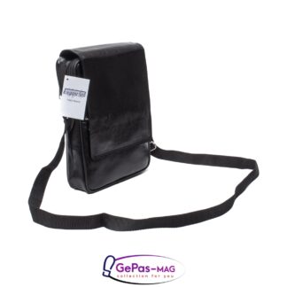 Borseta barbati elegant Gentomix GTX36 negru piele naturala