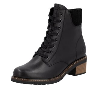 Botine dama Remonte D1A70-00 bleumarin negru piele naturala