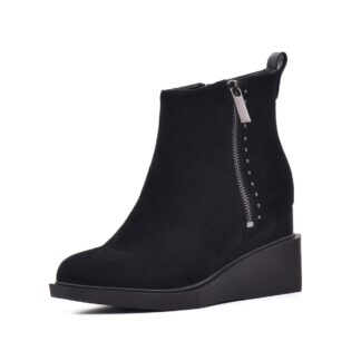 Botine dama Epica JIJI50031B 01-I negru piele naturala antilopa