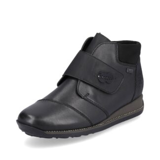 Botine dama Rieker negru piele naturala