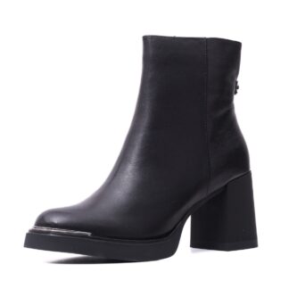 Botine dama Epica JYJY70014B 01-N negru piele naturala