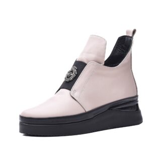 Botine dama Dogati NC64039118 934414 grej piele naturala
