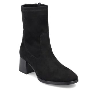 Botine dama elegant Remonte D0V70-01 negru piele ecologica