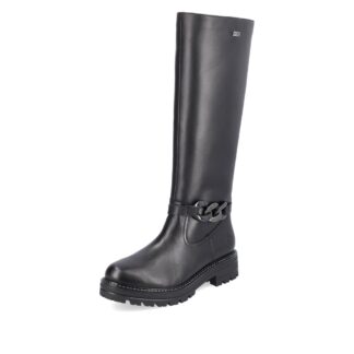 Cizme dama Remonte negru piele naturala D2282-01