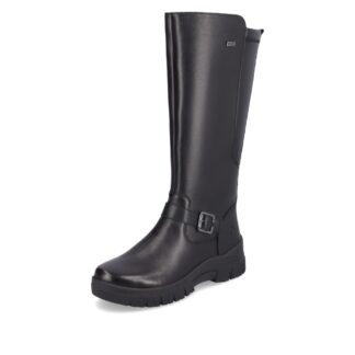 Cizme dama Remonte D0E75-01 negru piele naturala