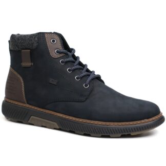 Ghete barbati Rieker bleumarin piele intoarsa B3343-15