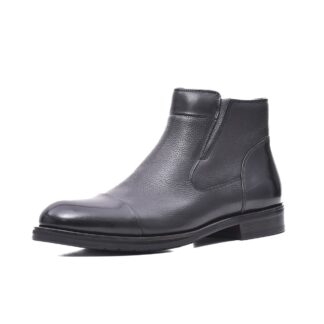 Ghete barbati Caribu 3MKD1-935 negru piele naturala