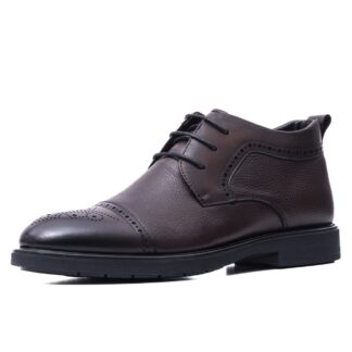Ghete barbati Otter 7FSN70005B C4-N maro piele naturala