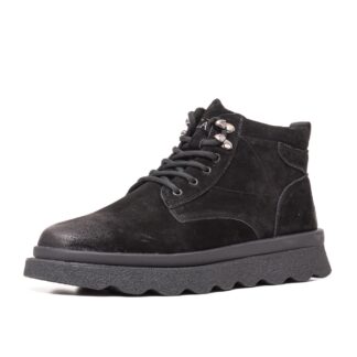 Ghete barbati casual Caribu J2J230030 01-2 negru piele intoarsa