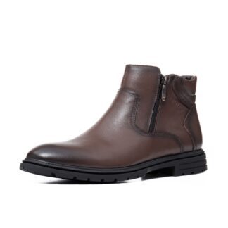 Ghete barbati Otter E6E630021B C4-N maro piele naturala