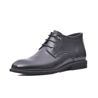 Ghete barbati Otter E6E650004 01-N negru piele naturala