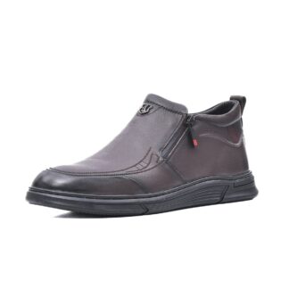 Ghete barbati Otter E6E650011B 02-N maro piele naturala