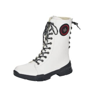 Ghete dama casual piele ecologica Rieker X4423-80