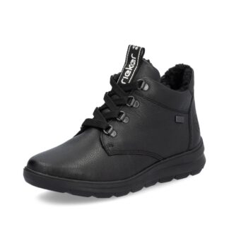 Ghete dama Rieker negru piele naturala Z0001-00