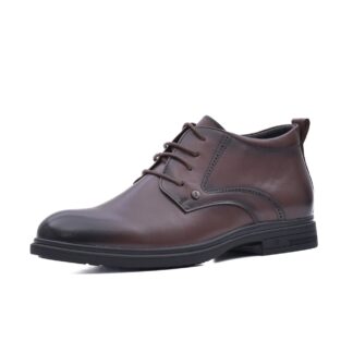 Ghete barbati Otter E6E650029B 02-N maro piele naturala