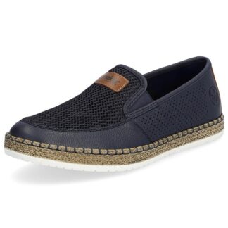 Mocasini barbati Rieker bleumarin piele ecologica B5271-14