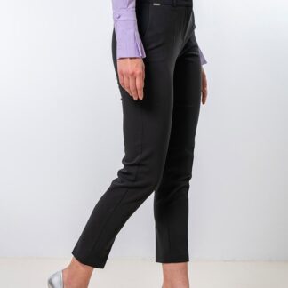 Pantaloni dama Hermosa negru bumbac