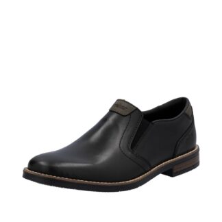 Pantofi barbati Rieker negru piele naturala