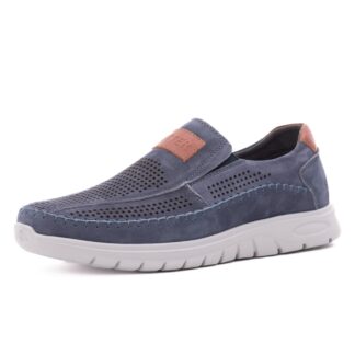 Pantofi barbati Otter 85DT80006A 42-2 bleumarin piele naturala nabuc