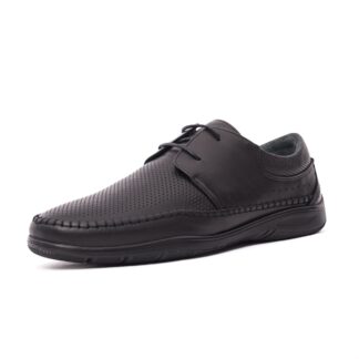 Pantofi barbati Otter negru piele naturala
