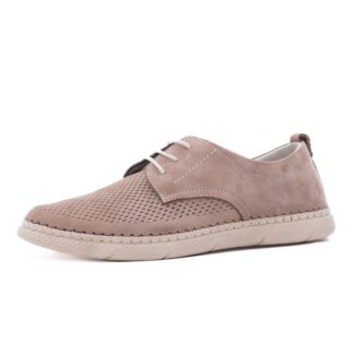 Pantofi barbati Otter OT1823 03-2 bej piele nabuc