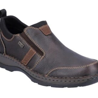 Pantofi barbati casual Rieker negru piele naturala