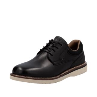 Pantofi barbati casual Rieker negru piele naturala