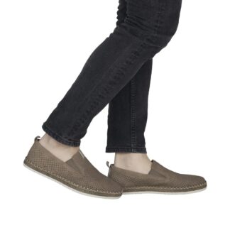 Pantofi barbati Rieker maro piele naturala nabuc B5286-25
