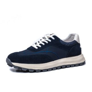 Pantofi barbati Caribu V2V240007A 42-Z bleumarin piele intoarsa