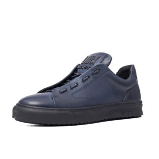 Pantofi barbati casual Franco Gerardo bleumarin piele naturala
