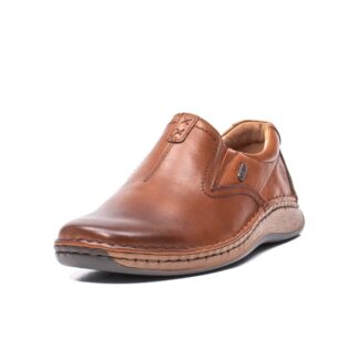 Pantofi barbati casual Leofex coniac piele naturala