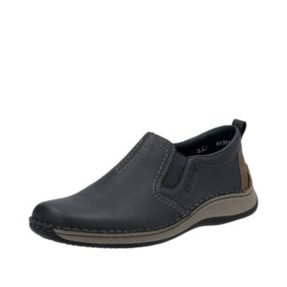 Pantofi barbati Rieker bleumarin piele naturala