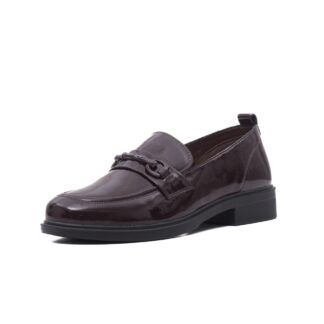 Pantofi dama PASS Collection X4X450017B 23-L bordo piele naturala lacuita