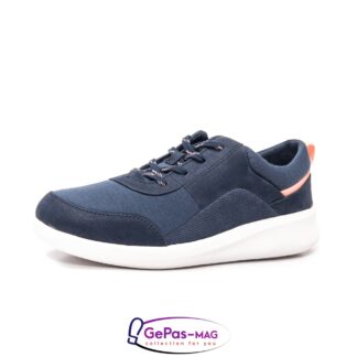 Pantofi dama casual Clarks CL26151944 bleumarin material textil