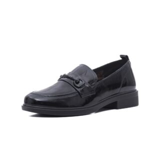 Pantofi dama PASS Collection X4X450017A 01-L negru piele naturala lacuita
