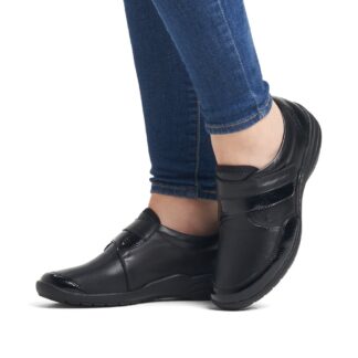 Pantofi dama Remonte negru piele naturala R7600-04