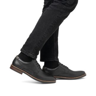 Pantofi barbati Rieker negru piele naturala