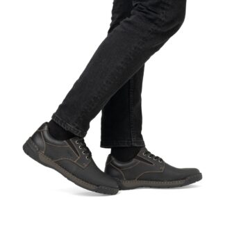 Pantofi barbati Rieker negru piele naturala B0306-00
