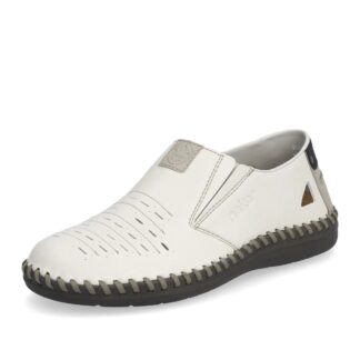 Pantofi barbati Rieker crem piele naturala B2457-60