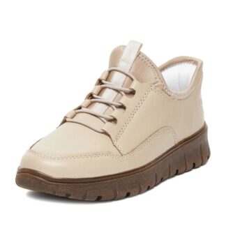 Pantofi dama Rieker bej piele naturala N1357-60